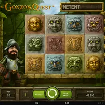 Luna Casino - Gonzo's Quest Slot Game - NetEnt