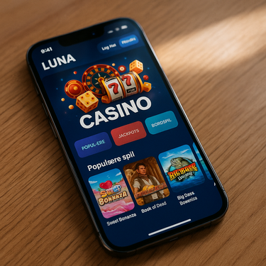 Luna Casino - Mobile Platform - Responsive Gaming på Mobil